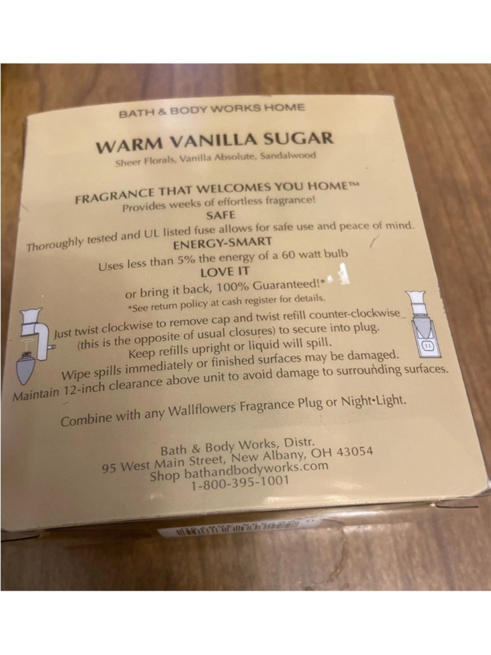 Bath & Body Works Home Warm Vanilla Sugar Wallflowers fragrance Refills 2 Set. - Picture 4 of 6
